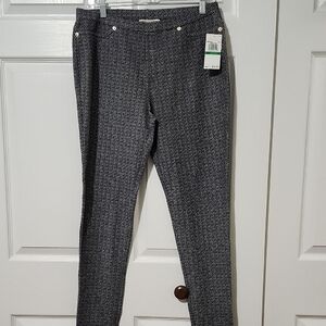 Michael Kors Black and White Jeggings Modern Fit